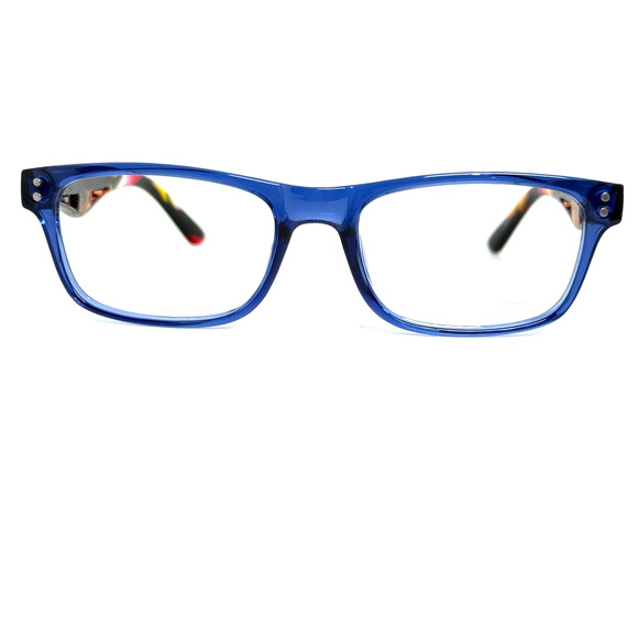 ZENNI EYEGLASSES 278216 Blue Full Rim Eyeglasses Frames Full Rim H18867 - Picture 1 of 7